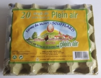 Plateau de 20 oeufs (moyen)