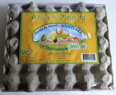 Plateau de 30 oeufs (moyen)