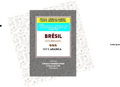 Brésil 100 % arabica - 1 kg - mouture filtre