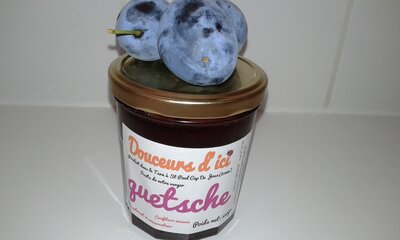 Confiture de prunes bleues