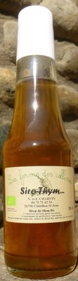 Sirop dethym au miel 25 cl
