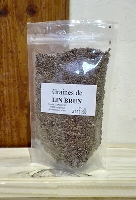 Graines de lin brun