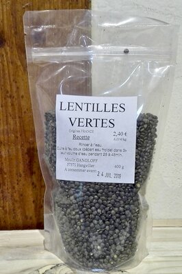 Lentilles vertes