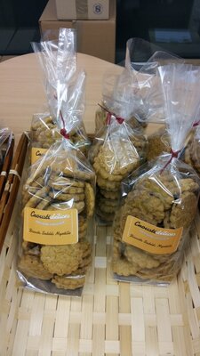 Biscuits sablés à la myrtille bio