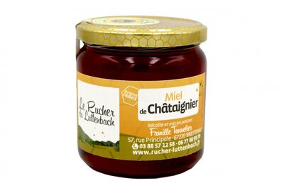 Miel de châtaignier 500 g - igp miel d'alsace