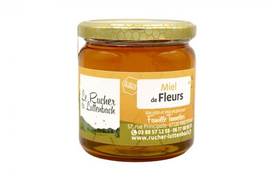 Miel de fleurs 500g - igp miel d'alsace