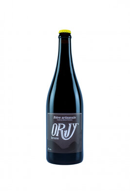 Bière orjy brune 75 cl