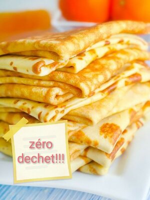 Crêpes zéro déchet