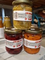 Lot de 3 pots de conserves de legume