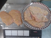 Escalopes de dinde panees