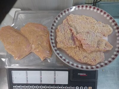Escalopes de dinde panees