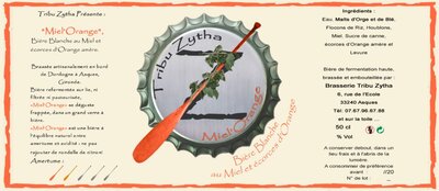 Bière blanche 'miel'orange'