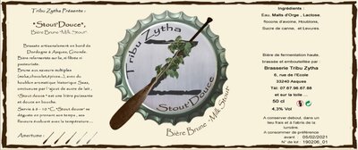 Bière brune 'stout'douce'