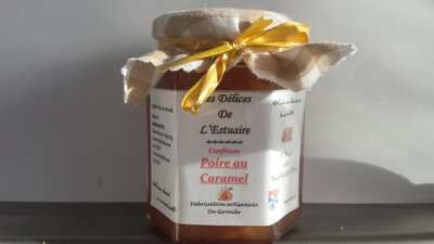 Confiture poire gourmande (caramel-cannelle)