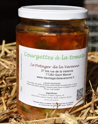 Courgette à la tomate