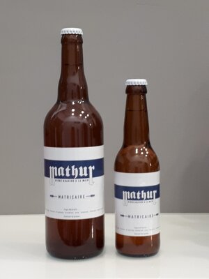 Bière blanche bio 33cl à la fleur de matriciare