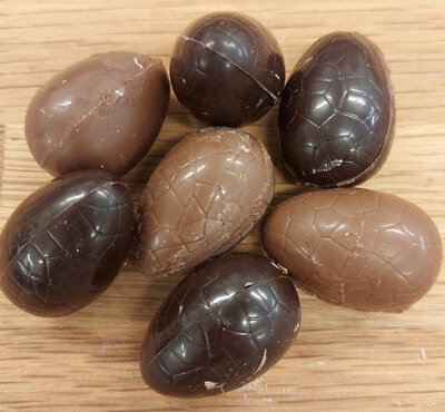 Pâques : oeufs praliné