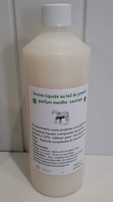Lessive liquide - menthe - au lait de jument
