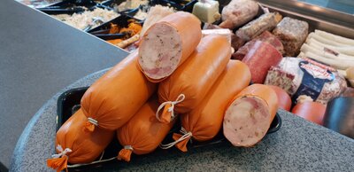 Ballottine cochon, poulet, figue