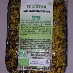 Graines germées : mélange hepatique (alfalfa ou trefle/radis/fenugrec/seigle