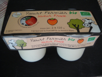 Yaourt à la fraise x 2