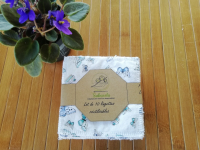Lot de 10 lingettes bio papillons