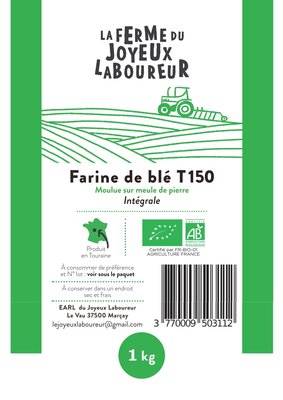 Farine intégrale t150 1kg