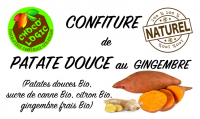 Confiture patate douce au gingembre