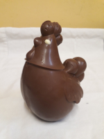 Poule en chocolat au lait