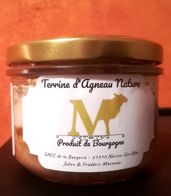 Terrine d'agneau nature