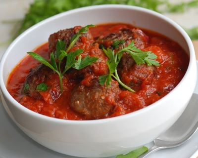 Boulettes de porc à la sauce tomate