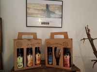 Coffret de 5 bouteilles de 33 cl et 1 verres