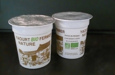 Yaourt bio fermier nature (x4)