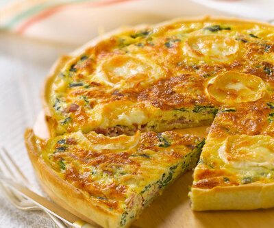 Tarte aux poireaux et fromage de chèvre