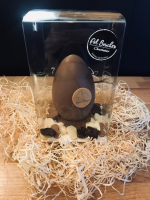 Oeuf joyeuses pâques lait