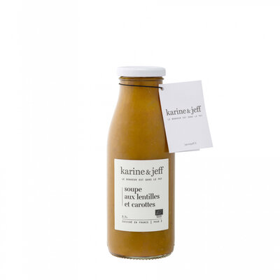 Soupe lentilles et carottes