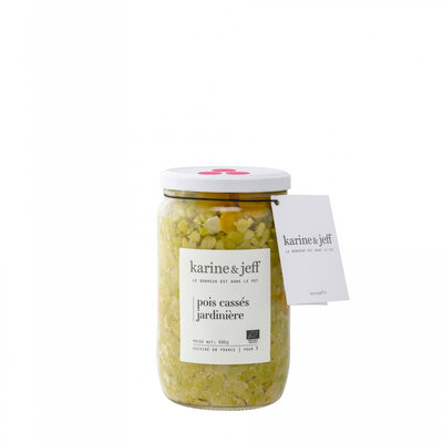 Pois cassé jardinière