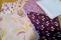 Lingette lavable 'pourpre'