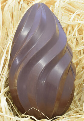 Oeuf twist 21 cm lait ou noir
