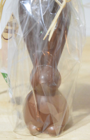 Lapin grands oreilles lait ou noir 16 cm