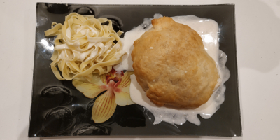 Rôti de bœuf au neufchâtel en croûte