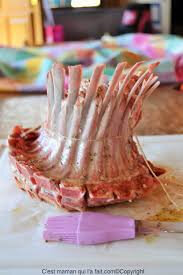 A couronne d'agneau