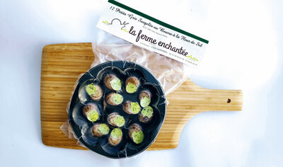 Assiette de 12 escargots