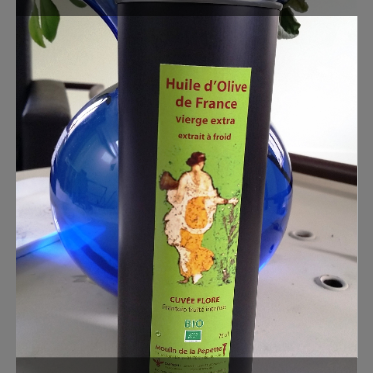 Huile d'oli vierge extra 75cl –  flore  variété frantoio