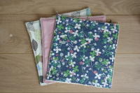 Les 3 essuie-tout en coton bio - trèfles