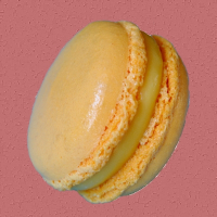 Macaron fruit de la passion