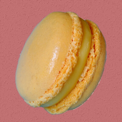 Macaron fruit de la passion