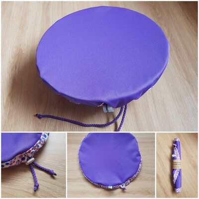 Charlotte couvre-plat 27cm-viole