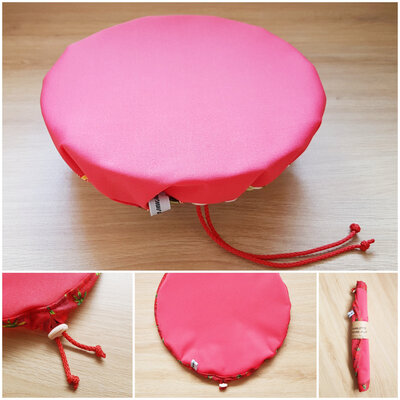 Charlotte couvre-plat 27cm-rouge