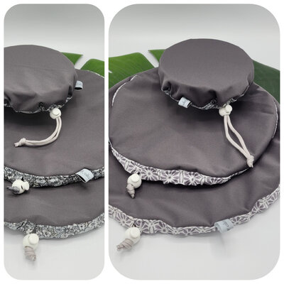Charlotte couvre-plat gris